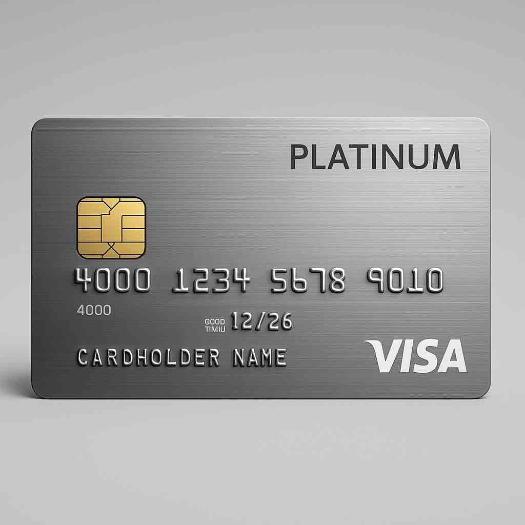 Yescard Visa Platinium – 599,99 € | Retrait 2×3 000 €/jour | Plafond 40 000 €